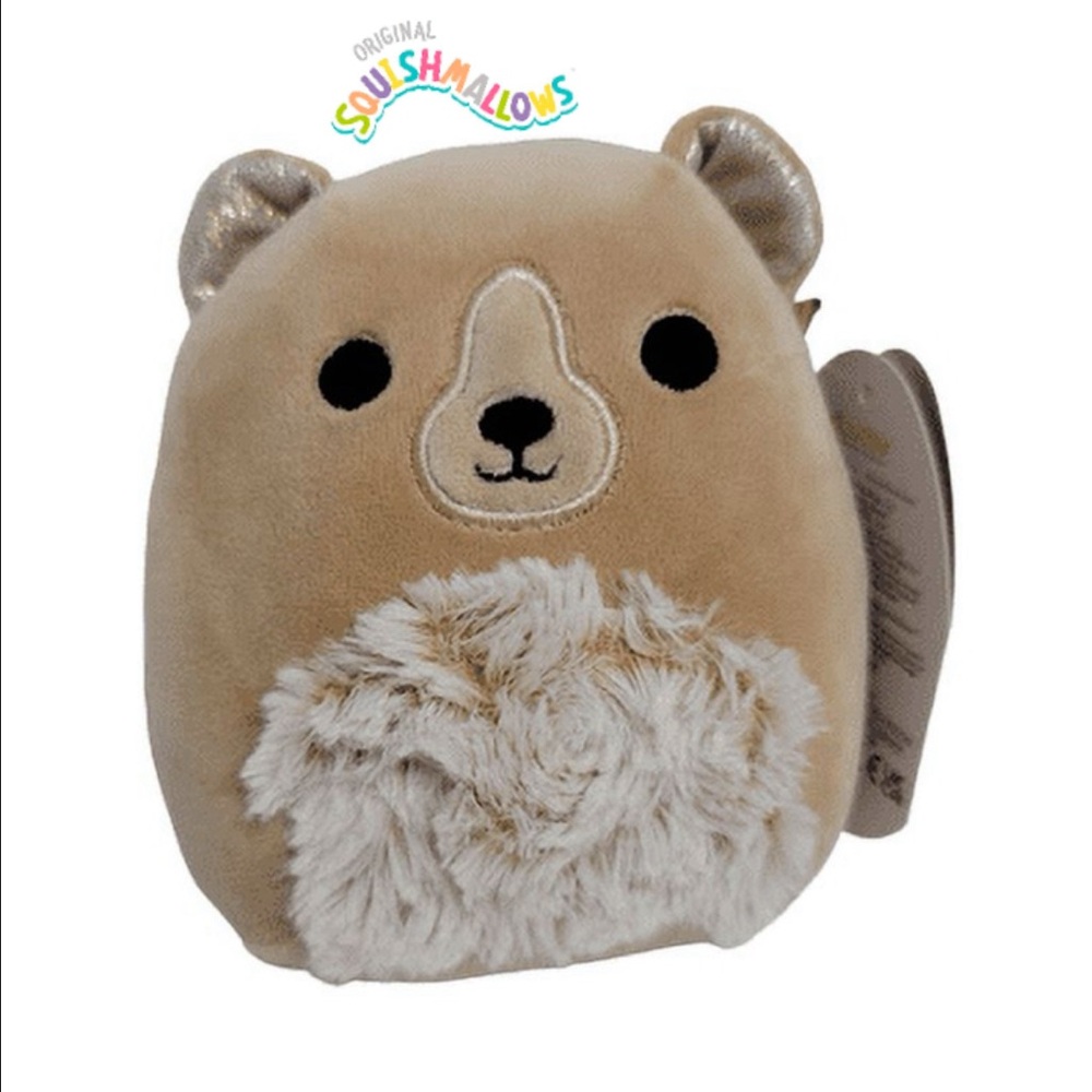Squishmallows Official Plush 8 Inch Greta the Brown Bear Fuzzy Ultimate Soft Toy